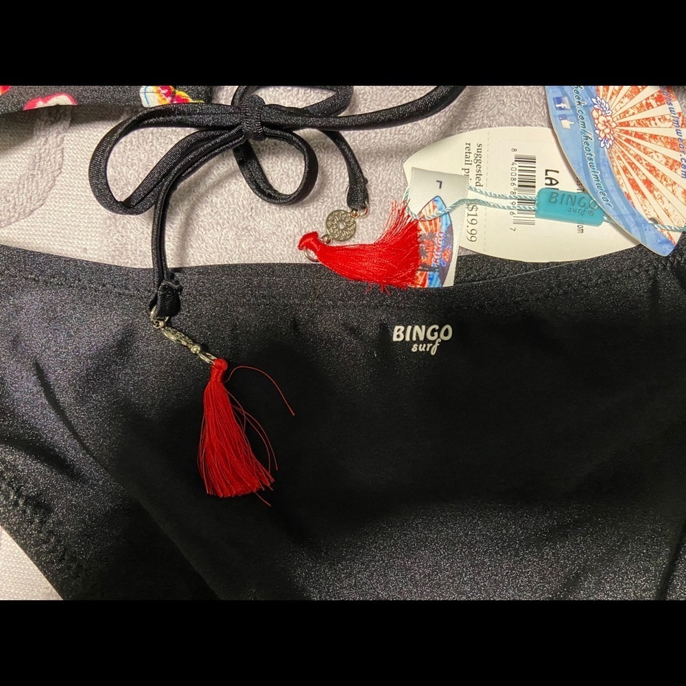 Bingo surf women’s bikini with tassels detail. - Picture 8 of 8